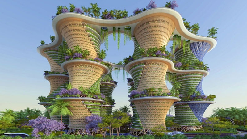 Hyperion – Tòa nhà có “kiến trúc xanh” độc đáo ở Ấn Độ