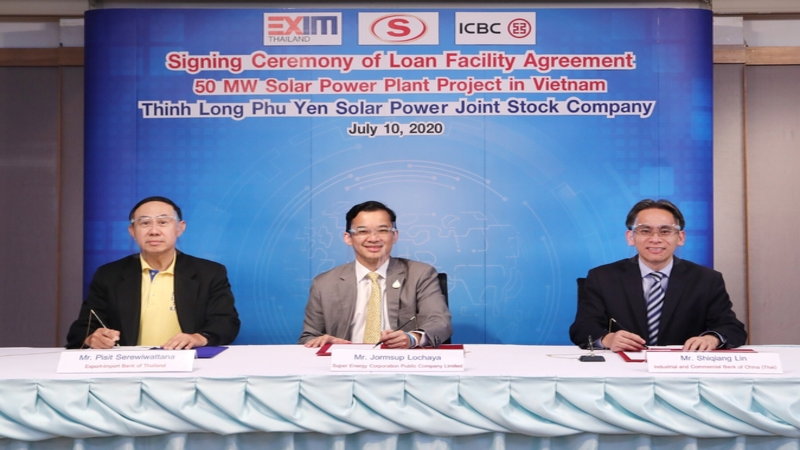 EXIM Bank Thailand signs deal for solar power plant in Vietnam