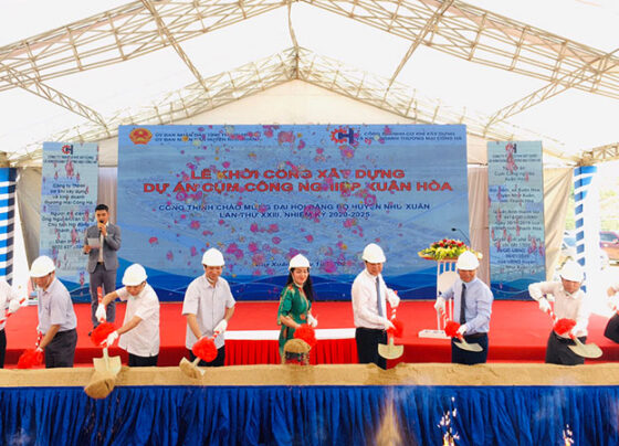 Khởi công Dự án Cụm công nghiệp Xuân Hòa, huyện Như Xuân