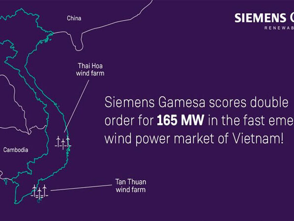 Siemens Gamesa Secures two order totaling 165MW from Vietnam