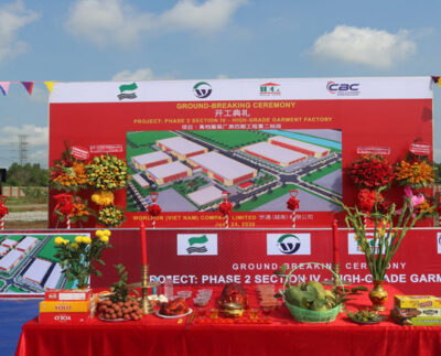 Ground - breaking Ceremony of Wordlon project (phase 2) - High-grade Garment Factory