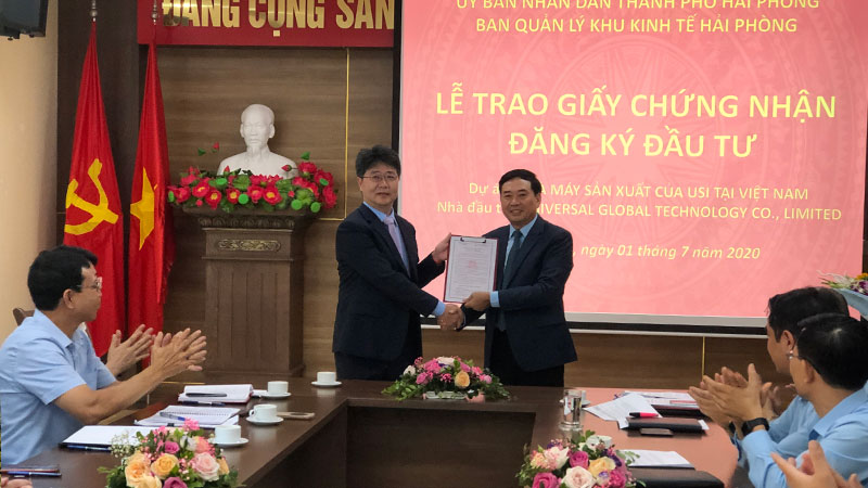 Hải Phòng có thêm dự án sản xuất thiết bị điện tử 200 triệu USD