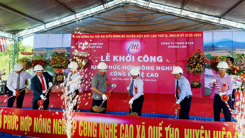 Khởi công dự án Khu phức hợp nông nghiệp công nghệ cao tại Hiệp Đức