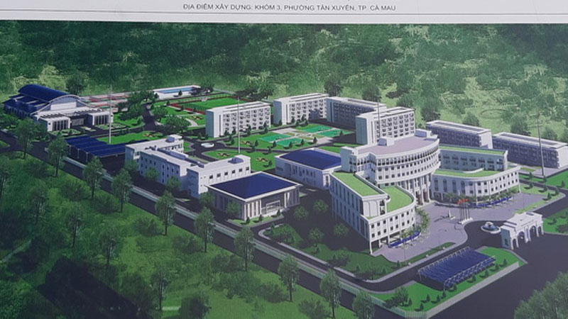 Trường Đại học Y Dược trên 1000 tỷ đồng sắp được xây dựng tại Cà Mau