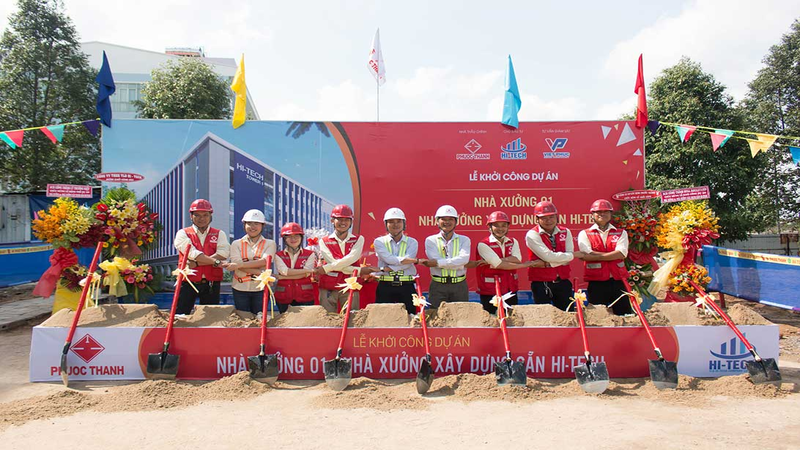 LỄ KHỞI CÔNG DỰ ÁN NHÀ XƯỞNG XÂY DỰNG SẴN HI-TECH