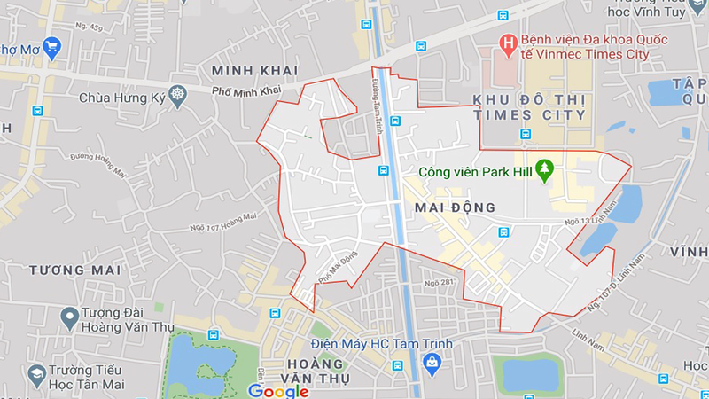Quy hoạch mở 3 tuyến đường ở phường Mai Động, Hoàng Mai, Hà Nội
