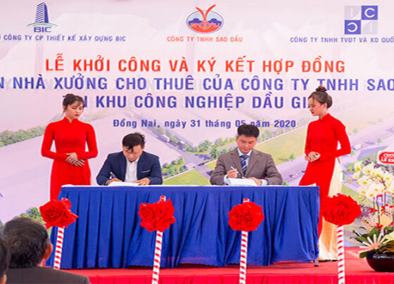 KHỞI CÔNG XÂY DỰNG DỰ ÁN NHÀ XƯỞNG CHO THUÊ TẠI KCN DẦU GIÂY