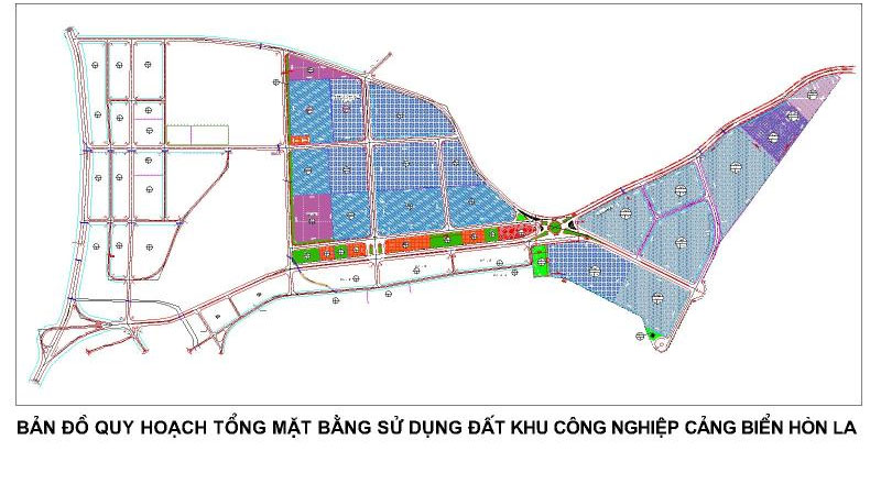 Xây dựng gần 19.000m2 hạ tầng Khu công nghiệp Cảng biển Hòn La