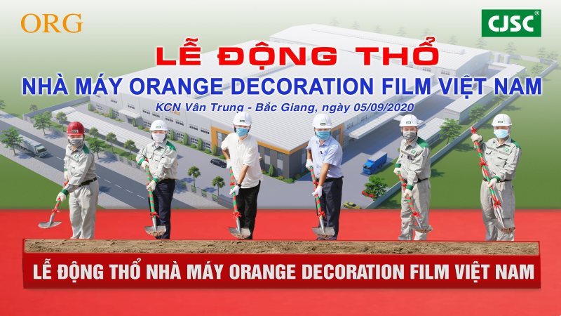 CJSC động thổ xây dựng nhà máy Org – Việt Nam