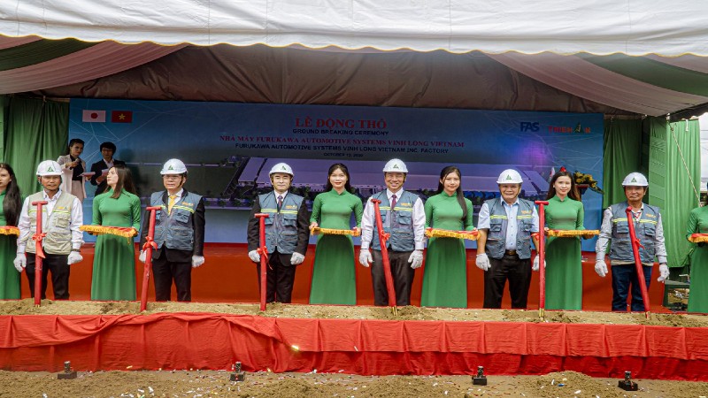 Vĩnh Long khởi công nhà máy sản xuất linh kiện ô tô có vốn gần 1.200 tỉ đồng