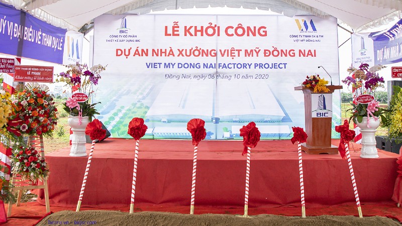 Khởi công xây dựng nhà xưởng gỗ Việt Mỹ Đồng Nai