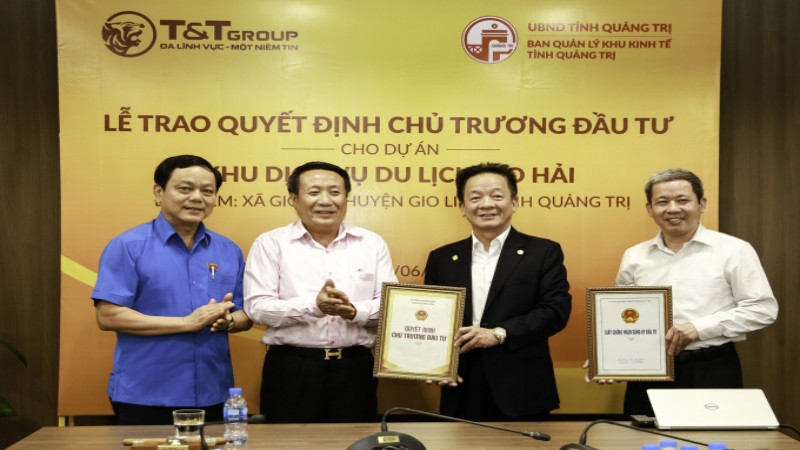 Dự án đầu tư Khu Dịch vụ – Du lịch Gio Hải dự kiến khởi công vào ngày 12/10/2020
