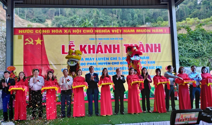Khánh thành Nhà máy luyện chì công suất 5.000 tấn/năm
