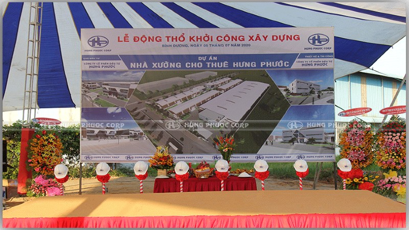 Dự án nhà xưởng cho thuê Hưng Phước Corp