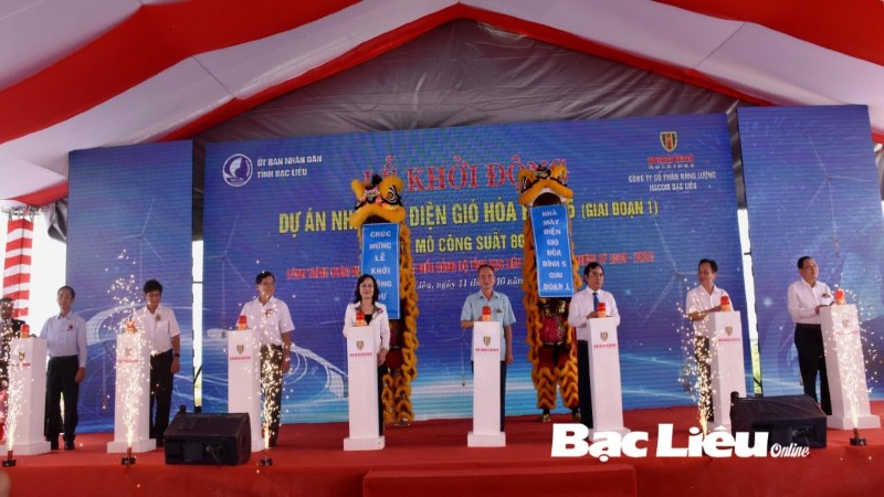 Khởi động dự án Nhà máy điện gió Hòa Bình 5 – giai đoạn 1