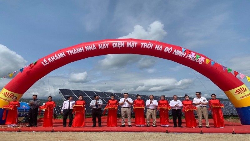 Tập đoàn Hà Đô: Khánh thành nhà máy điện mặt trời Hà Đô Ninh Phước