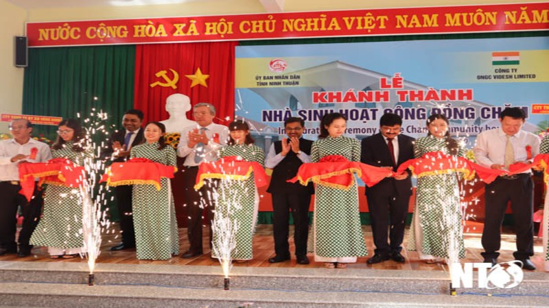 Khánh thành Nhà sinh hoạt cộng đồng Chăm