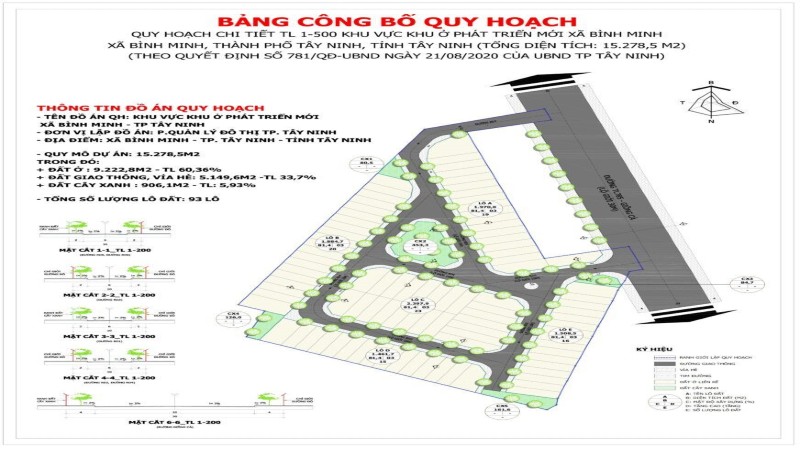 Tây Ninh duyệt chủ trương đầu tư dự án Khu dân cư Rạng Đông