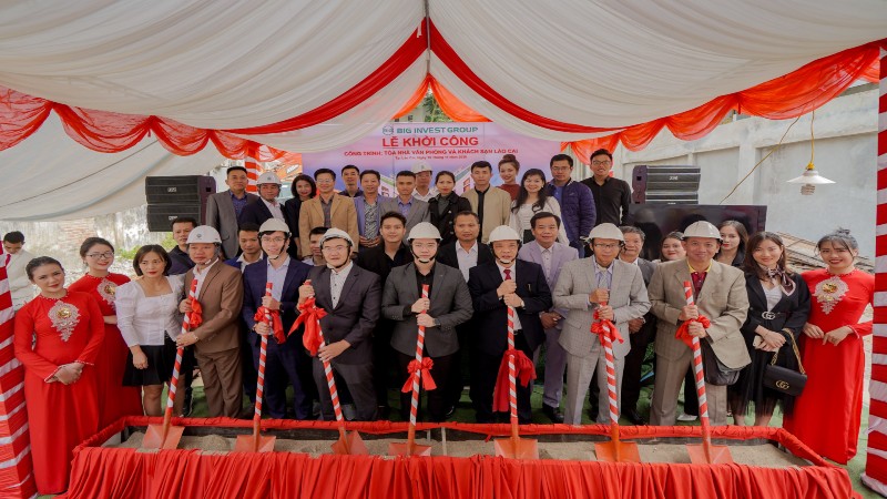 Biggroup chính thức khởi công tòa nhà văn phòng kết hợp khách sạn Big Angel Lào Cai