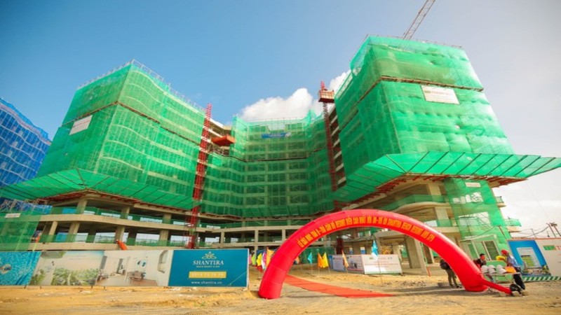 Lễ cất nóc tòa B dự án Shantira được tổ chức ngay trước thềm ra mắt khách hàng thủ đô