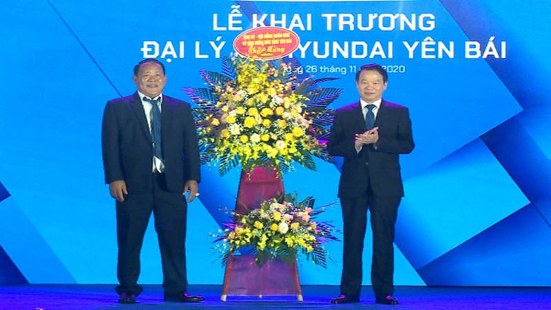 Bí thư Tỉnh ủy Đỗ Đức Duy dự Lễ khánh thành đại lý 3S Hyundai tại tỉnh Yên Bái