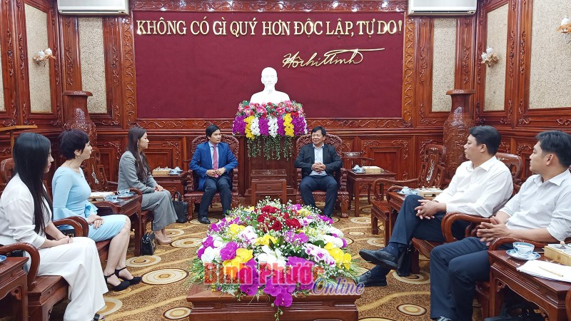 Hiệp hội doanh nghiệp Việt kiều tại châu Âu tìm hiểu cơ hội đầu tư tại tỉnh Bình Phước
