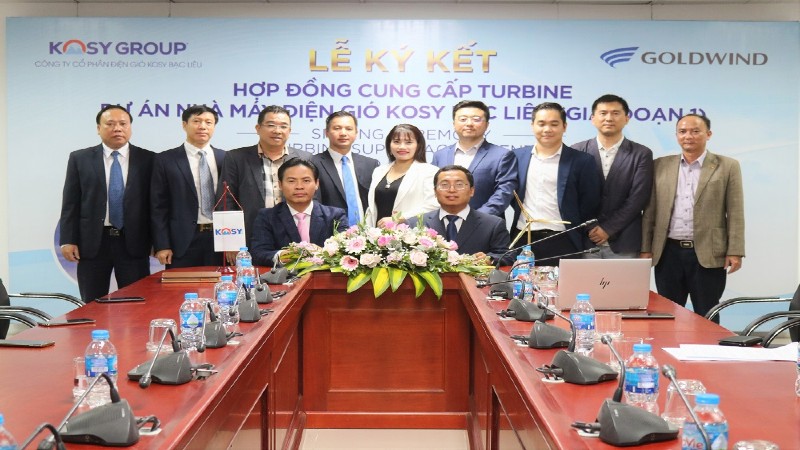 Ký kết các hợp đồng trăm tỉ cho dự án điện gió Kosy Bạc Liêu