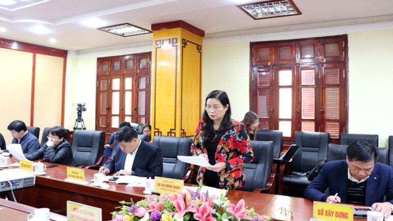 Phó Chủ tịch UBND tỉnh Hà Thị Minh Hạnh làm việc với Công ty cổ phần Tập đoàn Nam Cường