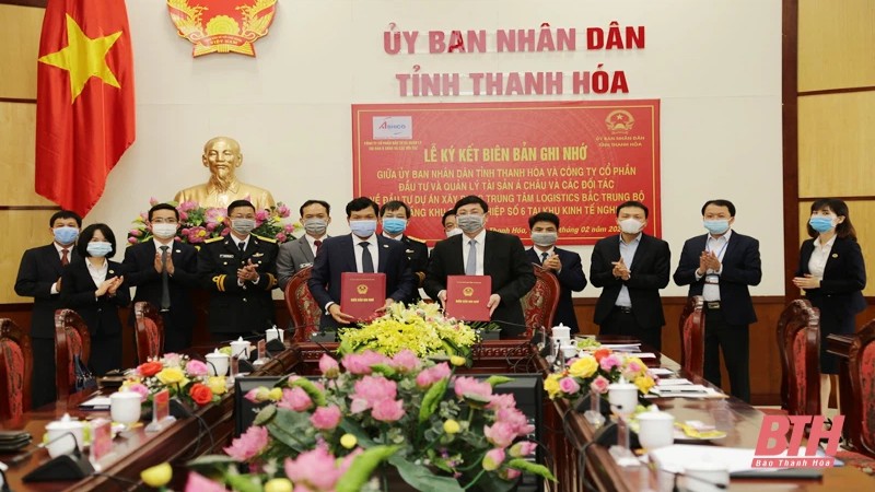 Ashico ký biên bản ghi nhớ đầu tư trung tâm logistics 6.000 tỷ đồng ở Thanh Hóa