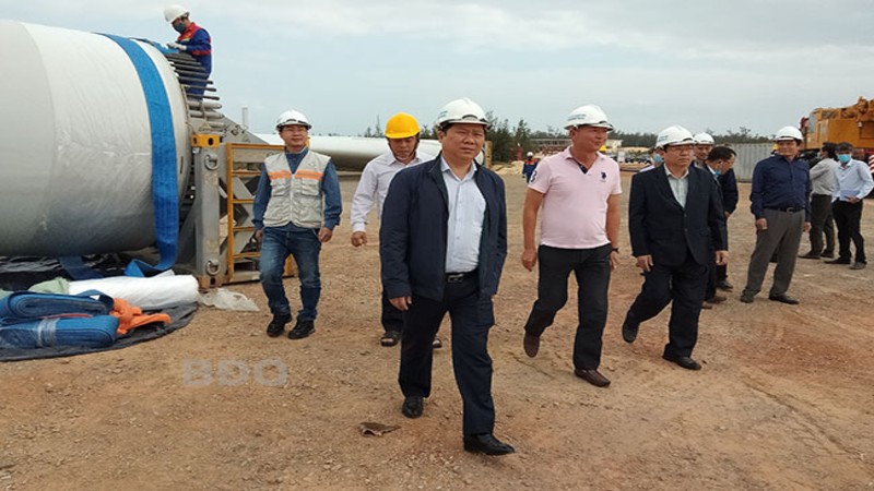 Dự án đầu tư xây dựng Nhà máy phong điện Phương Mai 1: Phải vận hành thương mại trong tháng 6.2021