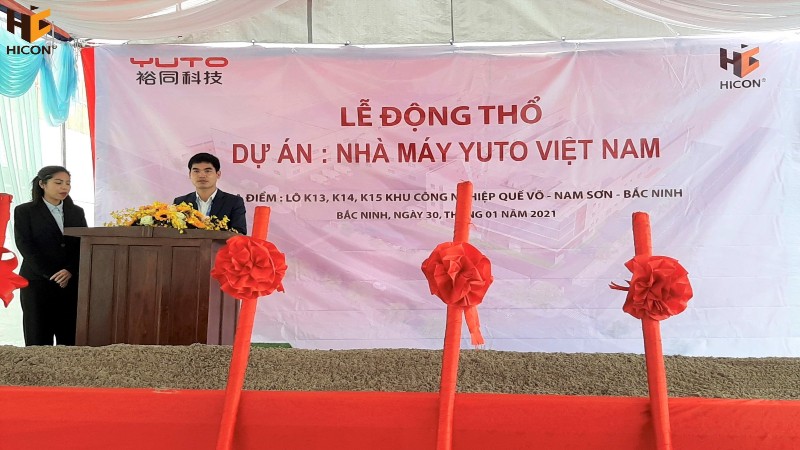 Hicon khởi công xây dựng nhà máy in bao bì Yuto Việt Nam