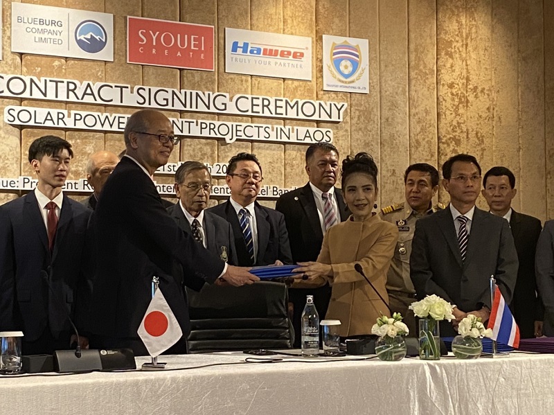 Hawee Vietnam – Signing Ceremony of a solar power project in Lao PDR