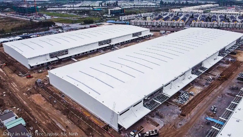 Cập nhật tiến độ Dự án MapleTree Logistics Bắc Ninh – Phase 5