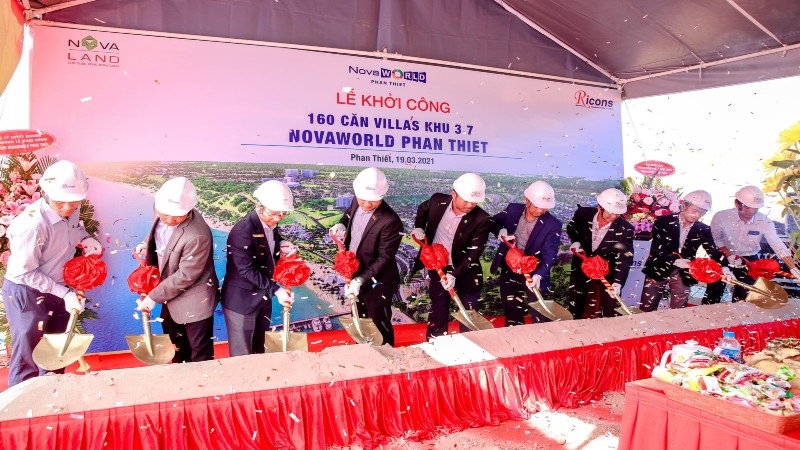 Ricons khởi công siêu dự án Novaworld Phan Thiet.
