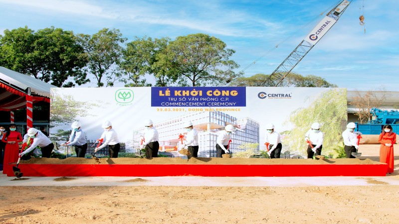 Lễ khởi công Dự án Trụ sở Văn Phòng C.P