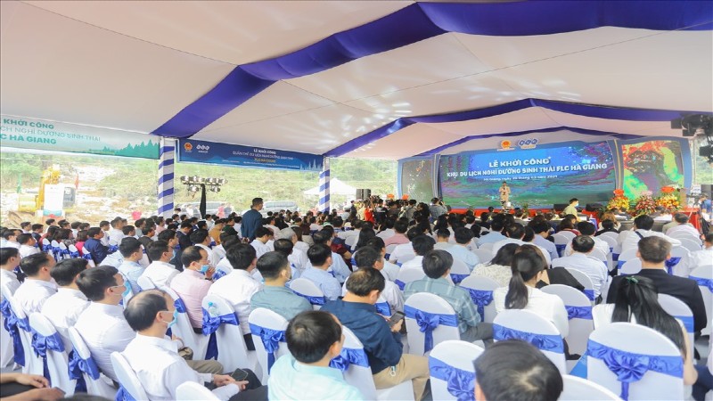 Khởi công Khu du lịch nghỉ dưỡng sinh thái cao cấp FLC Hà Giang
