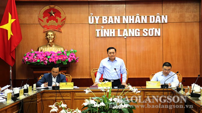 UBND tỉnh họp thống nhất phương án triển khai dự án khu du lịch sinh thái cáp treo Mẫu Sơn