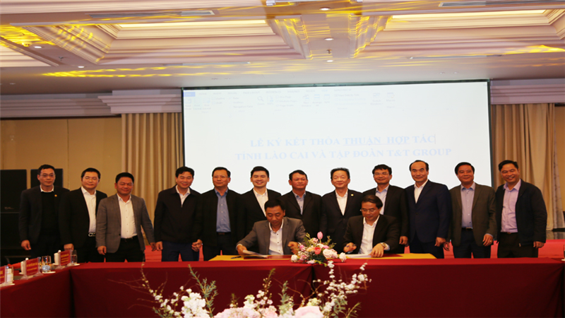 Tỉnh Lào Cai kí kết thỏa thuận hợp tác với Tập đoàn T&T Group