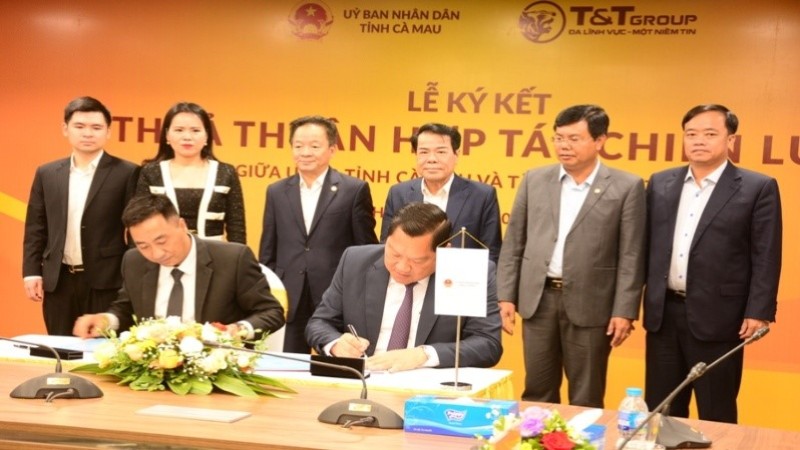 Ký kết thỏa thuận hợp tác chiến lược giữa UBND tỉnh Cà Mau và Công ty cổ phần Tập đoàn T&T Group