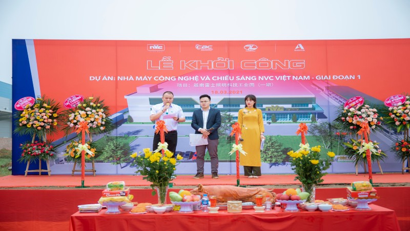 CBC Hà Nội tổ chức lễ khởi công xây dựng dự án NVC Lighting Việt Nam tại Bắc Ninh