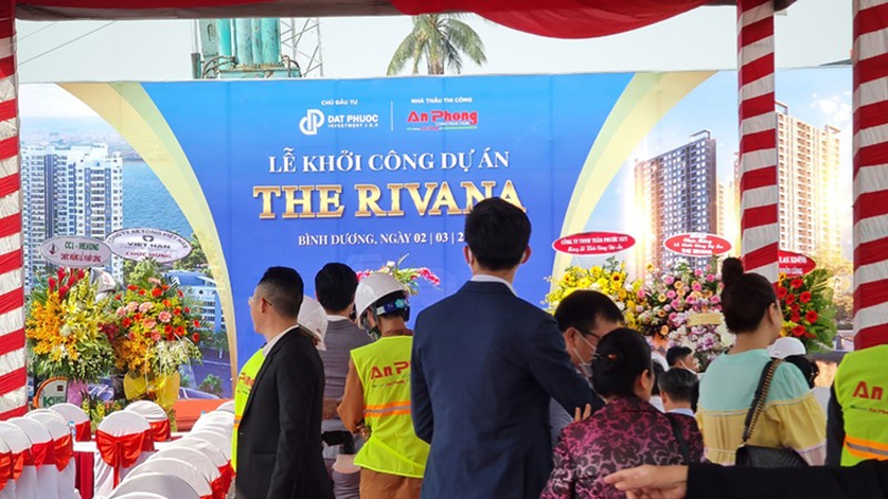 Dự án căn hộ cao cấp The Rivana chính thức khởi công tại Bình Dương