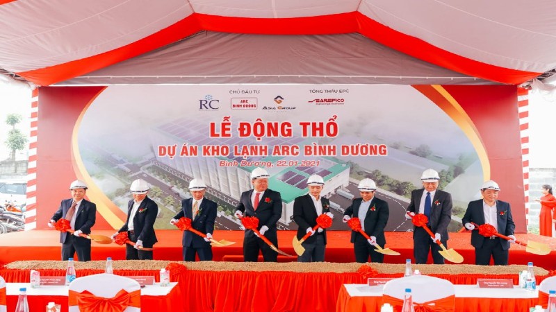 Searefico E&C: chính thức động thổ Dự án kho thông minh lạnh sâu -25°c lớn nhất Việt Nam