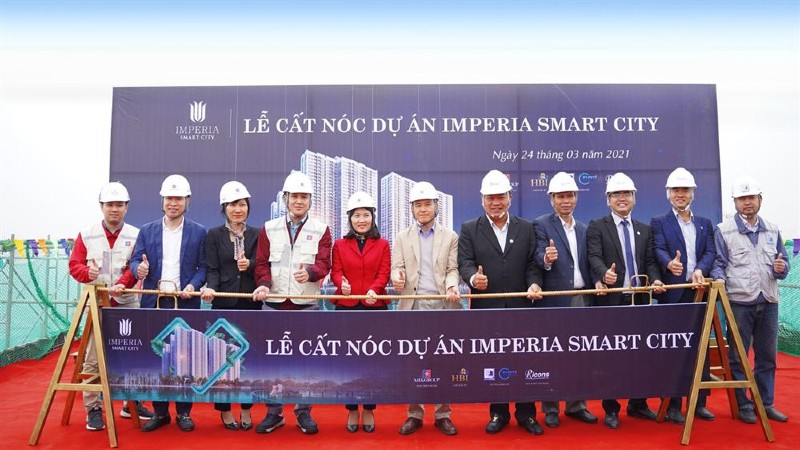 Dự án Imperia Smart City chính thức cất nóc