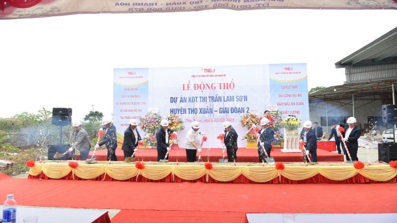 Động thổ dự án Khu đô thị thị trấn Lam Sơn giai đoạn II
