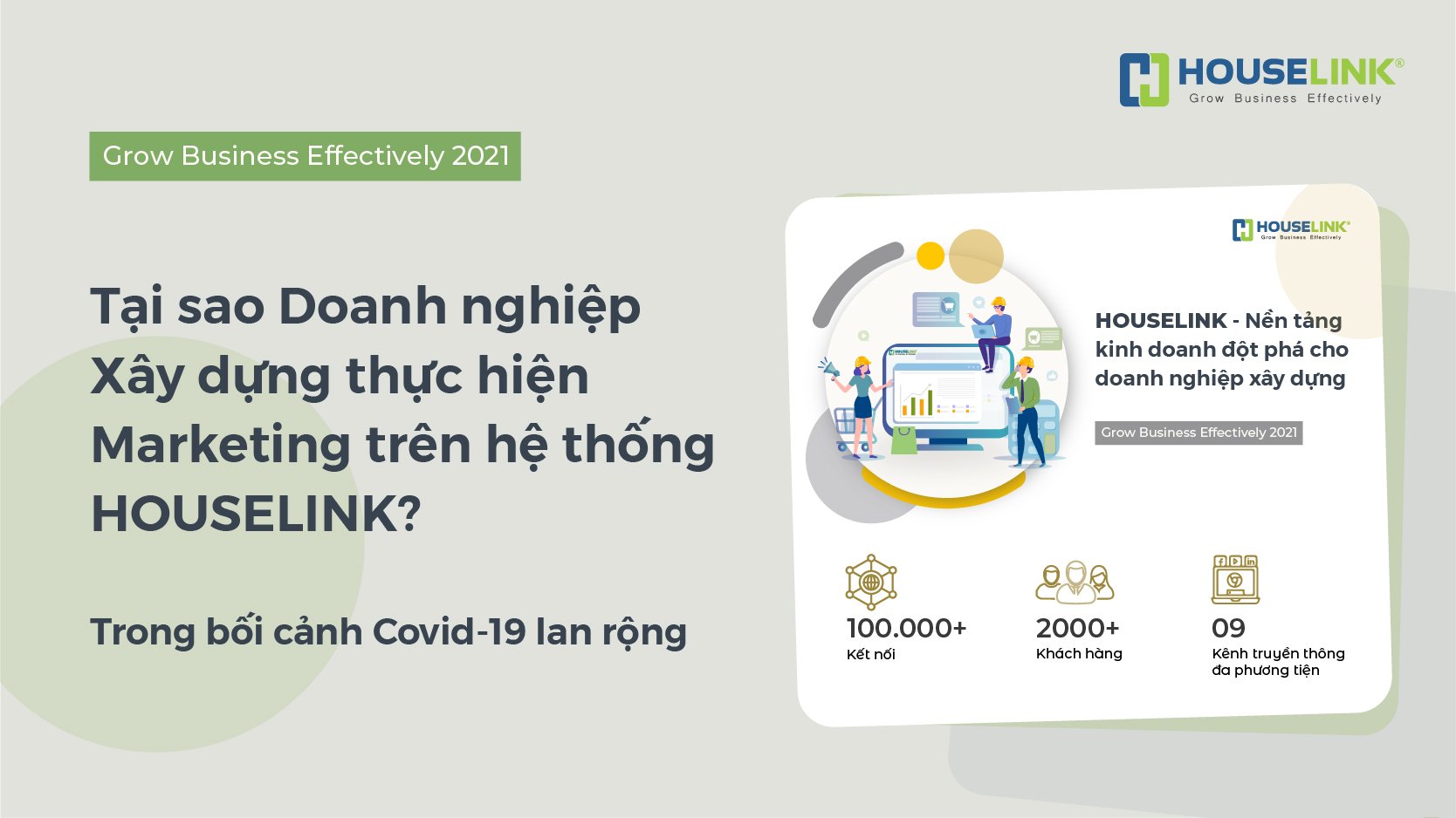 80% Khách hàng cải thiện kết quả kinh doanh khi chọn HOUSELINK