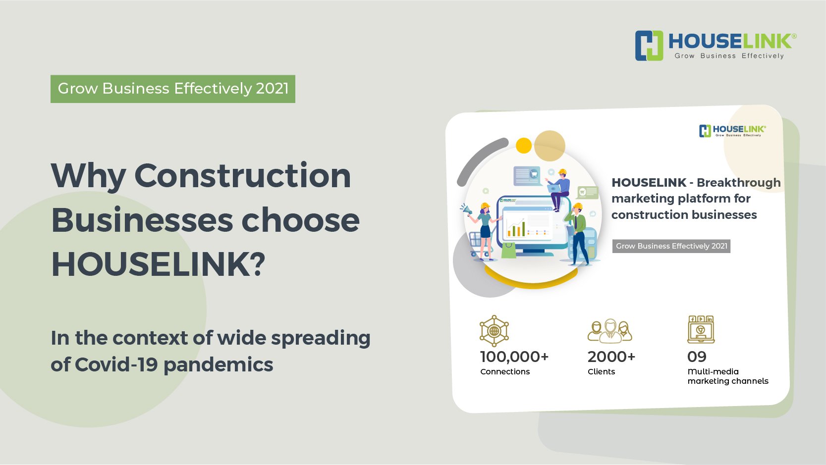 80% Customers improve business results when choosing HOUSELINK
