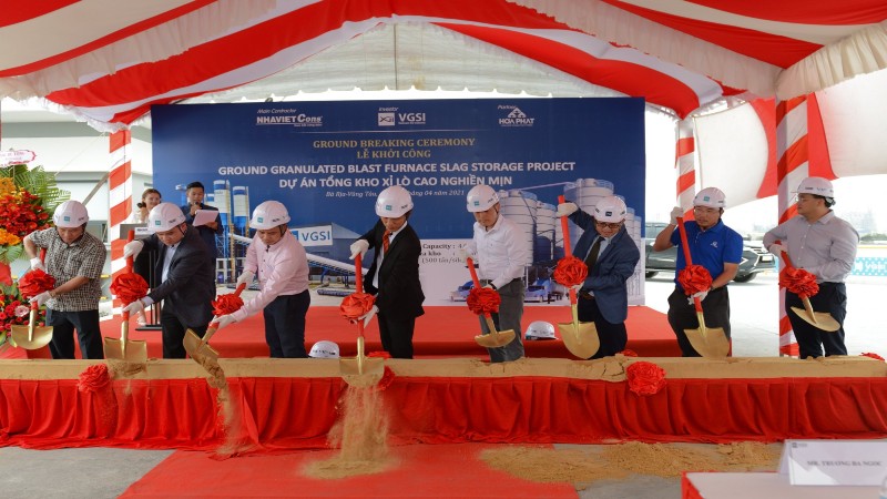 Dự án tổng kho xỉ lò cao nghiền mịn tại Vũng Tàu