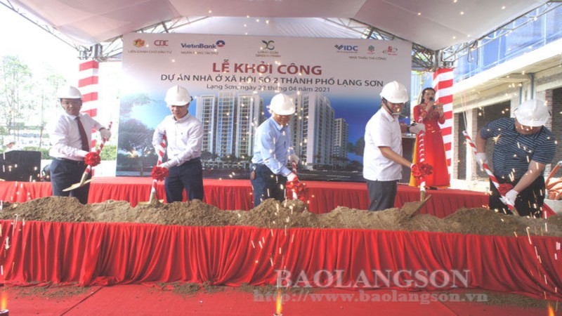Khởi công dự án nhà ở xã hội Lạng Sơn Green Park trị giá hơn 700 tỷ đồng