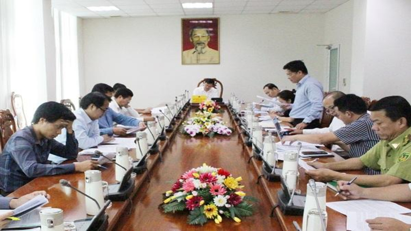 Lãnh đạo UBND tỉnh Vũng Tàu nghe báo cáo chủ trương đầu tư và địa điểm thực hiện Nhà máy điện gió Công Lý