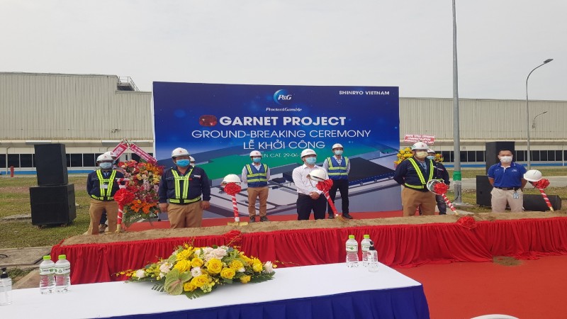 Lễ khởi công dự án cải tạo nhà máy P&G Garnet Bến Cát